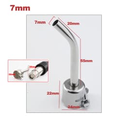 BGA 850 Series Universal Hot Air Gun Nozzle Extension Elbow Desoldering Station With Nozzle BGA Universal 3/4/5/7/ 6/ 8/10/12mm