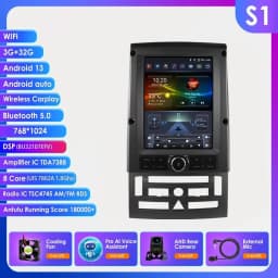 9.7inch Android Car Radio For Peugeot 407 2004-2011 Intelligent Stereo Multimedia Player GPS Autoradio Carplay 4G Headunit RDS
