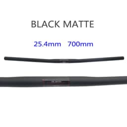 25.4 Full Carbon Handlebar Folding Bike Horizontal Handle Bar 400-700MM One-Shaped Ultralight Bicycle Straight Handlebar