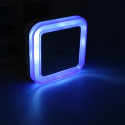 Wireless LED Night Light Mini EU Plug Light Control Sensor Children's Room Children's Bedroom Decoration Midnight Tricolor Light