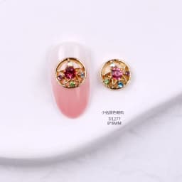 10pcs Nail Art Alloy Rhinestones Decorations Moon Magic Wand Various Shape Nail Charms Jewelry Luxury Shiny Strass Accessories