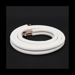 3Meter Air Conditioner Pair Coil Tube 1/4In 3/8In Insulated aluminumWire Set Air Conditioner Parts Refrigerant Tube