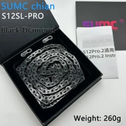sumc 12 speed bike chain crescent chain road bike mountain bike chain 126 links ultra light bike chain for Shimano