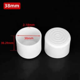 10mm-50mm Round White End Cap Silicone Rubber Blanking Stopper Cover