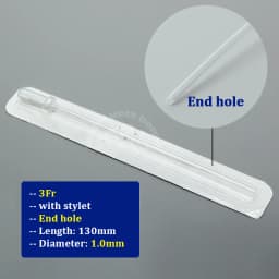 72pcs/120pcs Cat Catheters with Stylet 3Fr End Hole 4Fr Side Holes Veterinary Supplies