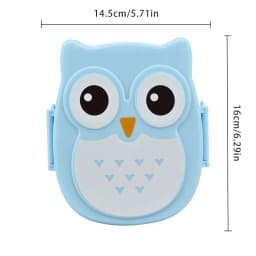 Portable Plastic Children Students Lunch Box Bento Box Food Container Carton Dinnerware Cutlery Food Container