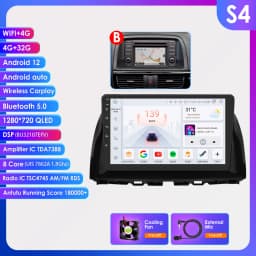 Hizpo 7862 Android 13 Car multimedia For Mazda CX5 CX-5 2012-2015 10.1" Vedio Player Autoradio GPS Navi Stereo 2din Head Unit BT