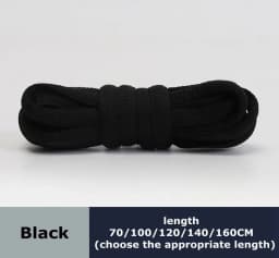 Durable Oval Polyester Flat Shoe Lace Semicircle Sports Shoelaces Classic Casual Boots Shoestrings for Adult Unisex