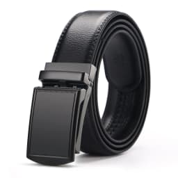 Men Genuine Leather Belt Metal Automatic Buckle Ratchet Cowskin Belts for Jeans Leather Strap Belts for Men Pants Waistband Реме