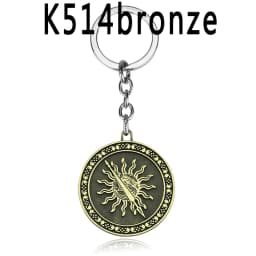Dragon House Keychain Targaryen Dragon Shape Keyring for Fan Collection Accessories Friends Gift