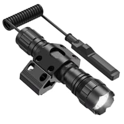 Tactical Flashlight 1200 Lumen LED Light with Picatinny Rail/Mlok Mount for Outdoor and Pressure Switch Included