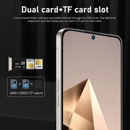 K-Touch New S28 Ultra Mobile Phones Android 5G 7.3HD 22G+2TB Smartphone Dual Sim 7800mAh Unlocked Cell Phone 16+48MP Global Version Teléfonos