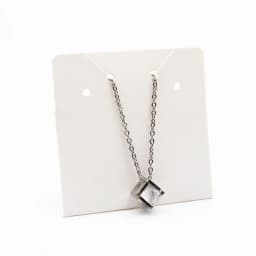 50pcs White Kraft Black Necklace Earring Set Pocket Paper Jewelry Cards For Display Hold Accessories Wholesale