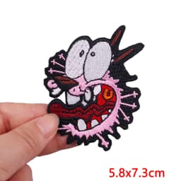 Animal Cat Possum Fox Patch Cartoon Embroidery Patch Iron On Patches For Clothing Thermoadhesive Patches On Clothes Sewing Badge