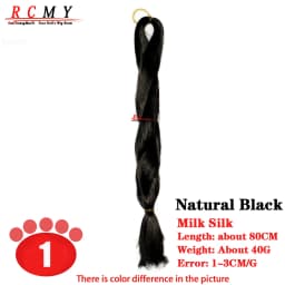 RCMY Red Milk Silk Doll Wig BJD/SD Doll Hair Rooting Doll Wigs Transplant Hand-crocheted Pink Gold Black Doll Hair Accessories