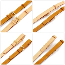 Leather Shoulder Bag Strap for Classic Bucket Bag Customized Shoulder Crossbody Replacement Adjustable Purse Handbag Strap