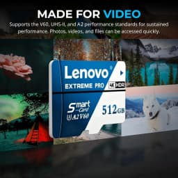 Lenovo 1TB Extreme Pro Micro SD Card High Speed U3 V60 4K Full HD Memory Card 128GB 256GB 512GB TF Flash Cards For Phone Drone