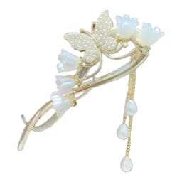 Duckbill Hair Clip Exquisite Butterfly Back Lightweight Durable Styling Accessory for Travel Dates Daily Wear Women