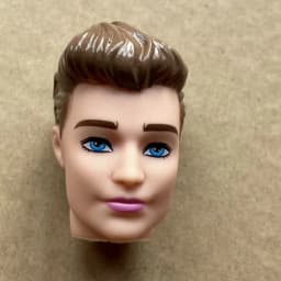 1/6 Scale Male Doll Head with Super White Beige Brown Skin for DIY Makeup Practice Collectible Figure Accessory Part