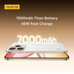 realme 15T 5G Smartphone NFC Dimensity 6400 Max Chipset Dual 50MP AI Cameras 6.57" 120Hz AMOLED Display 7000mAh Battery 60W