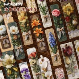 15sheets/1lot Kawaii Scrapbook Stickers Book notes Junk Journal Gold Planner Stationery Sticker Planner Decorative