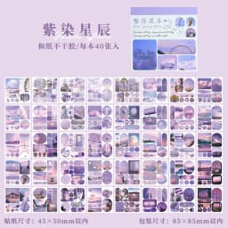 40pcs Ins Style Sticker Book - Tourism Landscape Theme Korean Stationery，Creative Scrapbooking Stickers，Junk Journal supplies