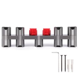Nine-hole Accessory Holder For Dyson V7 V8 V10 V11 V15, Vacuum Parts Holder Can Connect Charger Hanger, With Expansion Screws