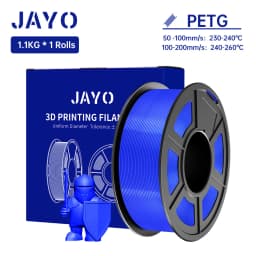 JAYO 1.1KG PETG Filament 1.75mm PETG 3D Printer Filament Fit Most FDM 3D Printer Neatly Wound 3D Printing Materials