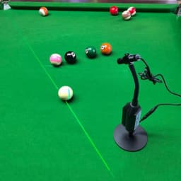 Portable Training Assist with Adjustable Green Laser, Rechargeable Billiard Laser Aiming System - with precise Targeting