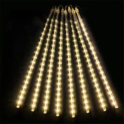 LED Meteor Shower Lamp Waterproof Snow Falling Raindrop Icicle Fairy Lights 50cm 8 Tubes Wedding Christmas Garland String Lights