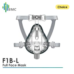 BMC CPAP F1B Full Face Mask Auto CPAP APAP BiPAP Full Face Mask For Anti Snoring Apnea Sleep Aiding OSAHS OSAS CPAP Mask