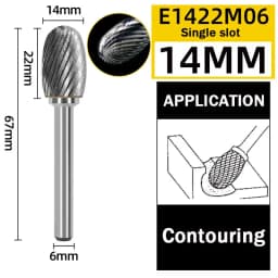 Tungsten Steel Grinding Head Carbide Rotary File Single And Double Groove Milling Cutter Metal Grinding And Engraving Tool