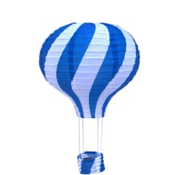 1pc Ceremony Holiday Party Folding Paper Lantern Hot Air Balloon Shape 30/40cm Pink Blue For Kids Baptism Birthday Wedding Decor