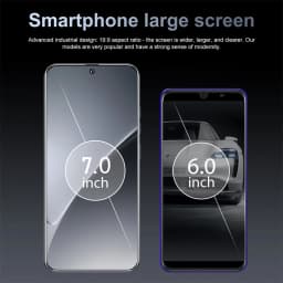 K-Touch Cheap C26 Ultra 5G Dual SIM Smartphone 7.0HD Cell Phone 22G+2TB Mobile Phones Android 15 8000mAh Global Version Unlocked 16+48MP Cellphones