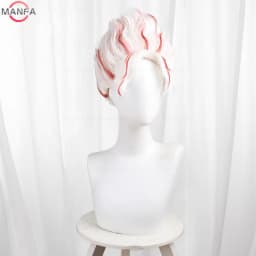 High Quality Momo Ayase Ekalun Cosplay Wig Anime Dandadan Cosplay Short Brown Heat Resistant Hair Anime Cosplay Wigs + Wig Cap