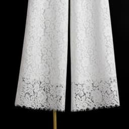 Matakawa Lace Wide Leg Pants Women Solid Spring Summer Elegant Pantalones De Mujer Korean Fashion Ankle Length Trousers
