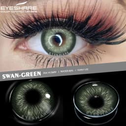 EYESHARE 1 Pair Aurora Europe Colored Contact Lens Yearly Use Cosmetic Colored Contacts Lenses for Eyes Beauty Contact Lenses