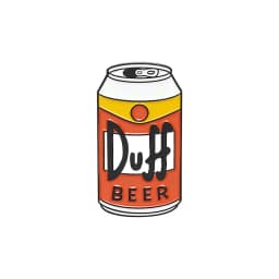 Beer Can Enamel Pin Custom Duff Beer Brooch Bag Clothes Lapel Pin Wish You Were Beer Badge TV Jewelry Gift for Fans Friends