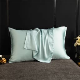 Natural Mulberry Silk Pillowcase High-Quality Pillow Case Solid Color Envelope Pillow Cover Bedding Sleeping Pillowcover