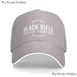 Black Coffee Rifles Hat Baseball Cap Vintage Washed Dyed Dad Hat Adjustable Hat