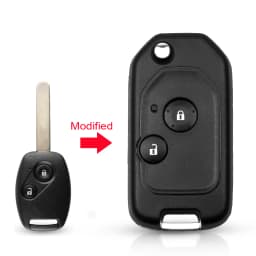 KEYYOU 2/3/4 Button Flip Folding For Honda Accord CRV Pilot 2007 2008 2009 2010 2011 2012 2013 New Modified Car Key Remote