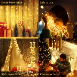 1/3/4/10M Fairy Light String LED Lights Garlands Battery-operated Festoon Christmas Decoration Wedding Party New year's Decor