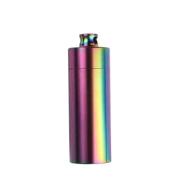 Stainless Steel Waterproof Pill Bottle Mini Pill Box Portable Pill Bottle Sealed Warehouse Outdoor Portable Equipment