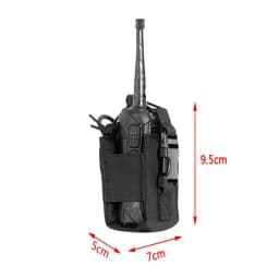 1000D Nylon Tactical Molle Walkie Talkie Holder Bag Radio Pouch Package Sports Pendant Hunting Magazine Mag Pouch