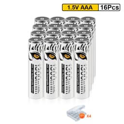 PALO High Capacity 1.5V AAA Rechargeable Battery 1300mWh AAA 1.5V Li-ion Battery LR3 Batteries for Remote Control Wireless Mouse