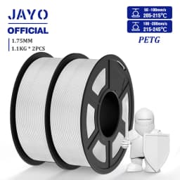 JAYO PLA/PETG/SILK/TPU/ABS 3D Printer Filament 1.75mm 2 Rolls 3D Printing Materials for 3D Printer Free Shippment