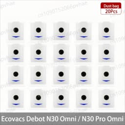 Ecovacs Debot N30 Omni / N30 Pro Omni Robot Vacuum Replacement Part Accessory Main Side Brush Hepa Filter Mop Dust Bag