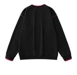 New Arrivals for Spring  Autumn Street Style Plus Size Men Color-Block Crewneck Long-Sleeve Loose Fake Two-Piece Top170kg10XL