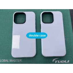 TUOLI Doule Case 2 in 1 TL-X9 Blank Phone for iPhone 16 15 14 13 12 Sublimation Heat Transfer Cellphone Personalized DIY Covers