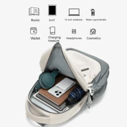 Large Capacity Lightweight and Simple Travel Canvas Backpack, Nylon Waterproof Casual Backpack, 15/16 Inch Laptop Backpack